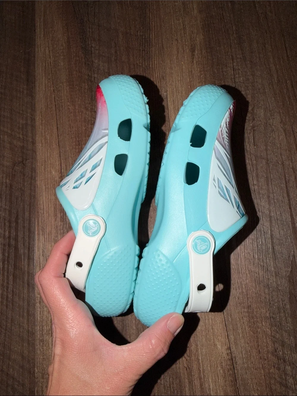 Disney Frozen II Girls CROCS size 1 NWOT